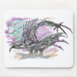 Evil Alien Monster Futuristic Sci-Fi by Al Rio Mousepad