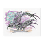 Evil Alien Monster Futuristic Sci-Fi by Al Rio Postcards