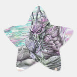 Evil Alien Monster Futuristic Sci-Fi by Al Rio Sticker