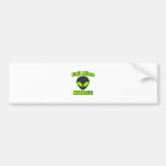 Evil Alien Nurse Bumper Stickers