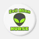 Evil Alien Nurse Magnet