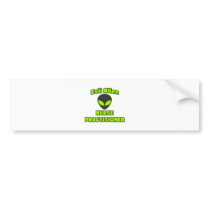 Evil Alien Nurse Practitioner bumper stickers