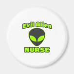 Evil Alien Nurse Refrigerator Magnets