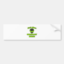 Evil Alien Oncology Nurse Bumper Stickers