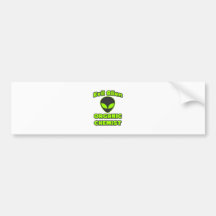 Evil Alien Organic Chemist Bumper Stickers