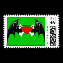 EVIL ANGEL HEART postage