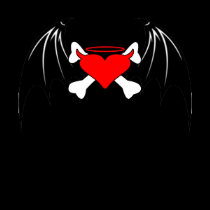EVIL ANGEL HEART t-shirts