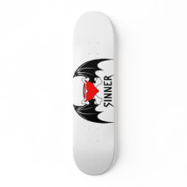 EVIL ANGEL HEART SINNER skateboards by psychokiller138 EVIL ANGEL HEART SINNER skateboards