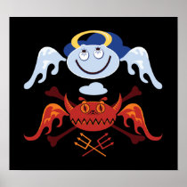 evil angel print