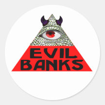 Evil Banks Stickers