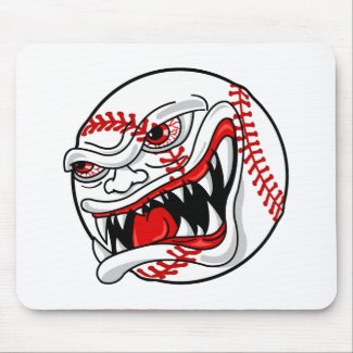 Evil Baseball mousepad