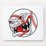 Evil Baseball Mouse Pads
