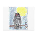 Evil Black Owl