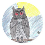 Evil Black Owl