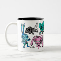 Evil Bunnies Mug mugs