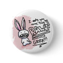 Evil Bunny Chomp buttons by PhiSagrado Evil Bunny Chomp buttons