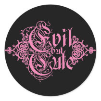 Evil But Cute stickers by evilinpink Evil But Cute stickers