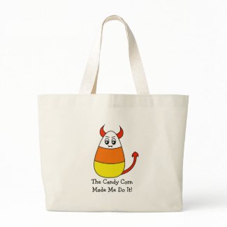 Evil Candy Corn Trick Or Treat Bags bag