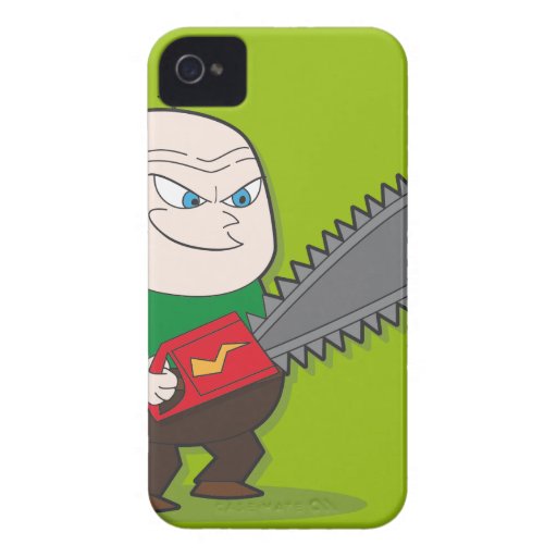 Evil Chainsaw man iPhone 4 Case-Mate Case