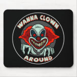 Evil Clown Biker T shirts Gifts Mouse Pad