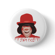 Evil Clown Button by lizardkg Evil Clown Button