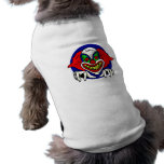 Evil Clown Face Dog Tshirt