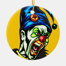 Evil Clown From Hell Christmas Ornament