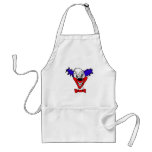 Evil Clown Head aprons