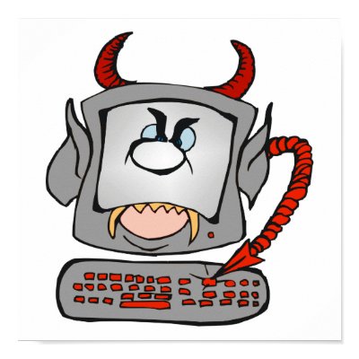 evil computer poster Zazzle_print evil computer poster Zazzle_print