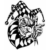 EVIL COURT JESTER T SHIRT by alittleblack EVIL COURT JESTER T SHIRT