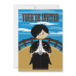 Evil Cowboy Gunslinger Party Invite