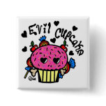 evil cupcake buttons