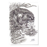 Evil Demon Creature Art Poster Print