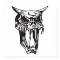 evil demon skull posters