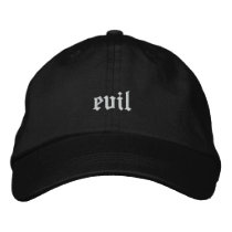 evil embroidered hats by dioalice evil embroidered hats