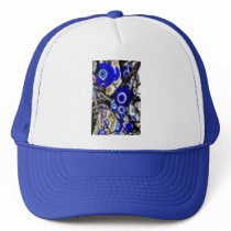 EVIL EYE CHARMS TRUCKER HATS