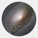 Evil Eye Galaxy Round Stickers