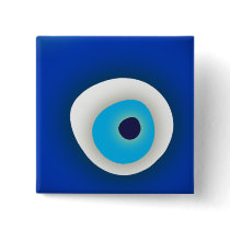 Evil Eye Protection Pinback Button