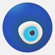 Evil Eye Round Stickers