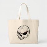 Evil Eye Skull Canvas Bag