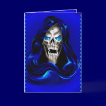 Evil Face Card