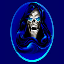 Evil Face framed T-Shirt