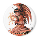Evil Fairy doing Magic by Al Rio Magnet