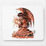 Evil Fairy doing Magic by Al Rio Mouse Pad
