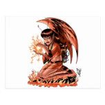 Evil Fairy doing Magic by Al Rio Postcards