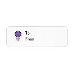 Evil Flower Kawaii Goth Halloween Custom Present/ Custom Return Address Labels