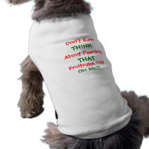 Evil Fruitcake Doggie Tee Shirt