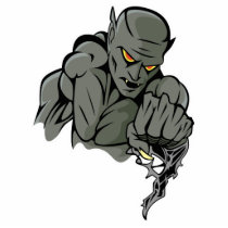 evil gargoyle monster photo sculptures