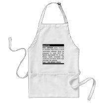 Evil Genius Ad Apron