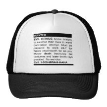 Evil Genius Ad Trucker Hat